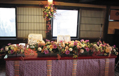 名古屋市千種区の花屋グラッシーの和の披露宴YMMB39 名古屋市千種区の花屋グラッシーの和の披露宴YMMB39
